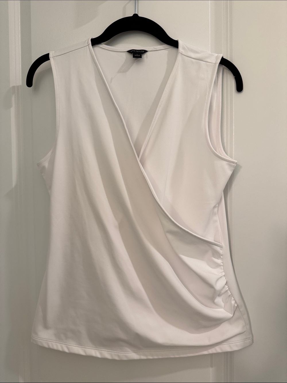 NWT Ann Taylor Sleeveless Wrap Top